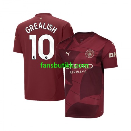 Fotballdrakt Manchester City Jack Grealish 10 Tredjetrøye 2024-2025 Kortermet